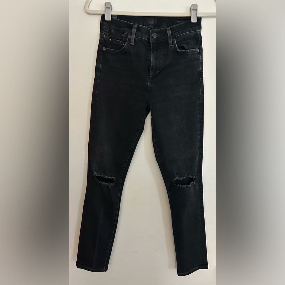 Citizens of Humanity Rocket Crop High Waist Skinny Denim